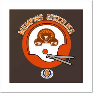 Memphis Grizzlies (Southmen) (World Football League) 1974-1975 Posters and Art